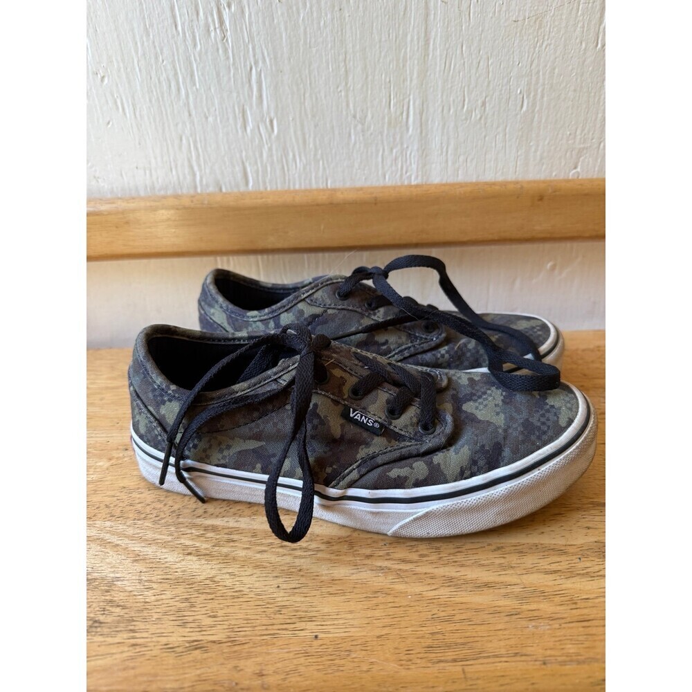VANS youth size 4 camo sneakers